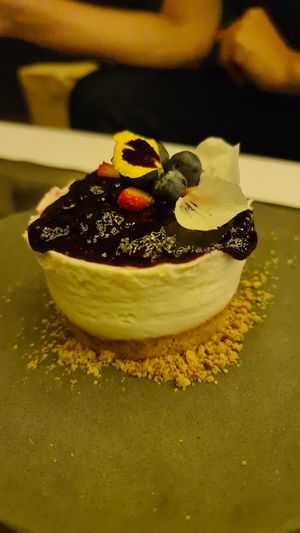 Cheesecake at Lounge del Brujo Centro Histórico in Arequipa