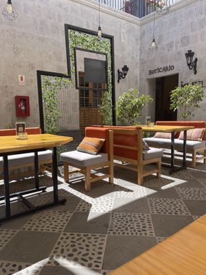 Outside patio  at Lounge del Brujo Centro Histórico in Arequipa