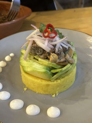 Causa  at Lounge del Brujo Centro Histórico in Arequipa