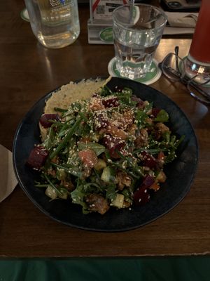 Roasted Cauliflower salad  at Steam Whistle Brewing in Toronto
