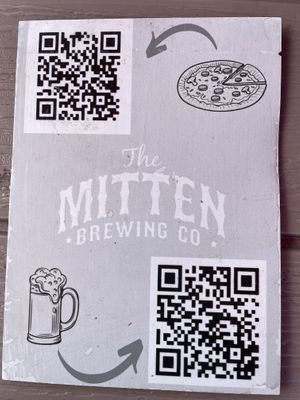 Menu Card  at The Mitten Brewing Co in Grand Rapids