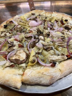 Vegan Pesto Chicken  at The Mitten Brewing Co in Grand Rapids