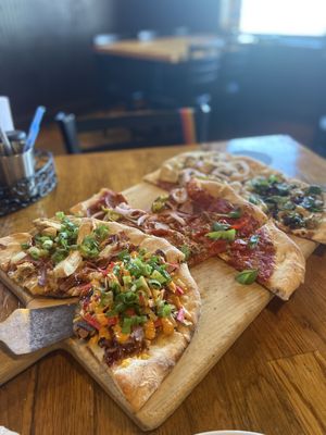 Mitten Brewing - Vegan Pizza Flight  at The Mitten Brewing Co in Grand Rapids