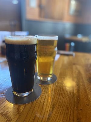 Mitten Brewing - Crackerjack Porter and the Stretch  at The Mitten Brewing Co in Grand Rapids