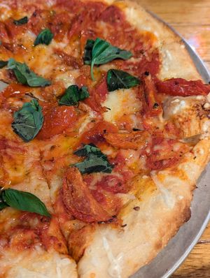 Vegan Margherita at The Mitten Brewing Co in Grand Rapids