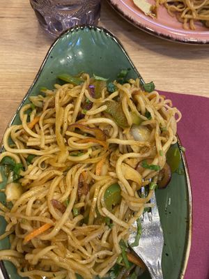 Child's vegan noodle portion  at Dessi Tadka in Munich