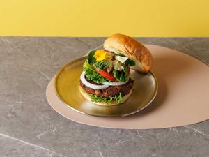 Vegan Burger at Yaksha Hongdae - 야차집 in Seoul