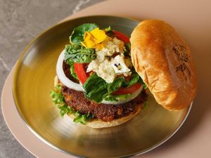 Vegan Burger at Yaksha Hongdae - 야차집 in Seoul