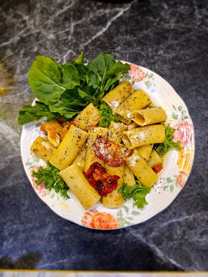 Basil Sunrise Pasta at Yaksha Hongdae - 야차집 in Seoul