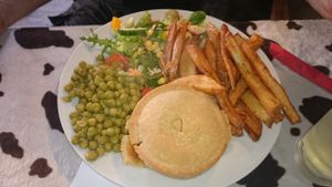 Chili bean pie
 at Duke Bullock's Vegan Cafe in Scarborough