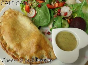 Pasties at Duke Bullock's Vegan Cafe in Scarborough