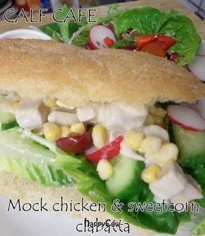 Ciabattas at Duke Bullock's Vegan Cafe in Scarborough