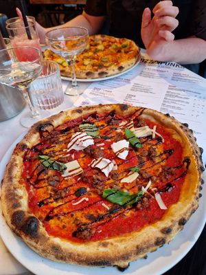 Meatball marinara at Pizza Punks in Nottingham