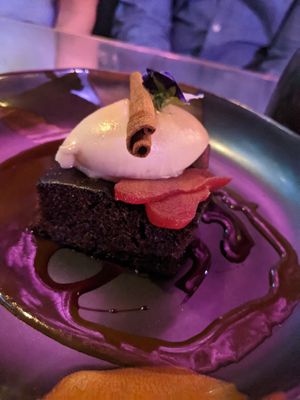 Sticky toffee pudding at Tattu Edinburgh in Edinburgh