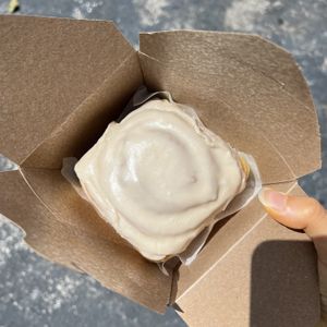 cinnamon roll  at Valhalla Bakery in Orlando