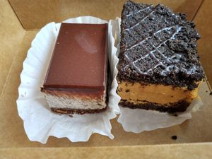 Nanaimo Oreo, and Death peanut butter bar at Valhalla Bakery in Orlando