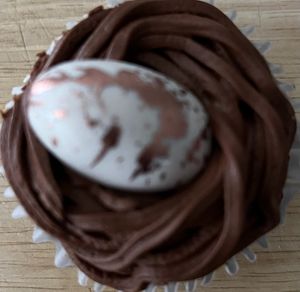chocolate cupcake at Valhalla Bakery in Orlando