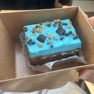 cookie monster bar at Valhalla Bakery in Orlando