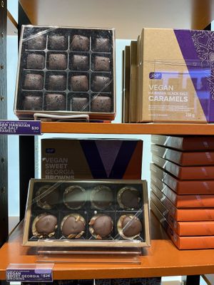 Chocolate boxes  at Purdys Chocolatier in Surrey
