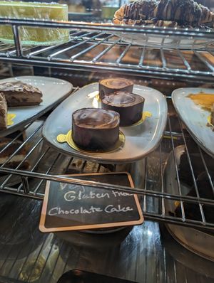 Vegan Gluten Free Chocolate Cake at Beyond Cafe in Ottawa