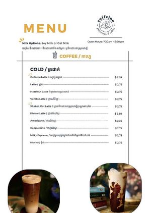   at Cuffeine: Plant-based Coffee in Phnom Penh