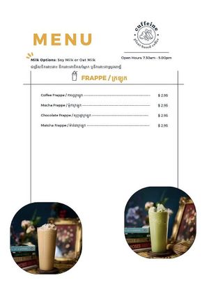   at Cuffeine: Plant-based Coffee in Phnom Penh