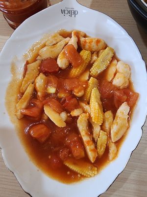 Udang tomato at Cavegie in Tangerang