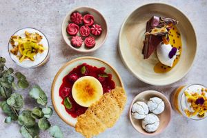 dessert at Mallow - Canary Wharf in East London