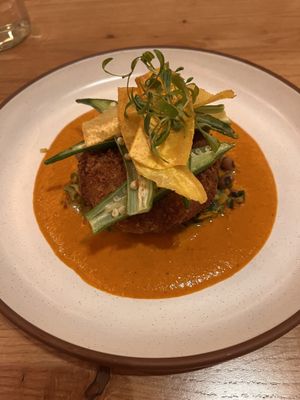 Jalapeño Arancini  at Mallow - Canary Wharf in East London