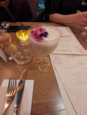 coconut pandan daiquiri! at Mallow - Canary Wharf in East London