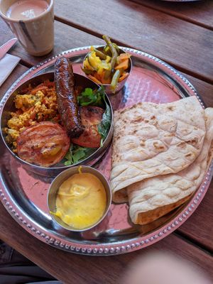 Menemen meze at Mallow - Canary Wharf in East London