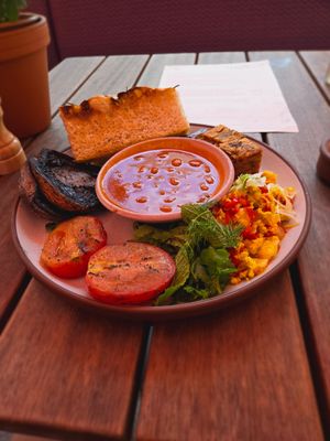 Amazing full English breakfast! at Mallow - Canary Wharf in East London