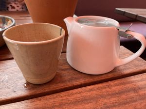 Mint tea  at Mallow - Canary Wharf in East London