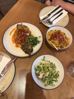 Mains of sharing menu   at Mallow - Canary Wharf in East London