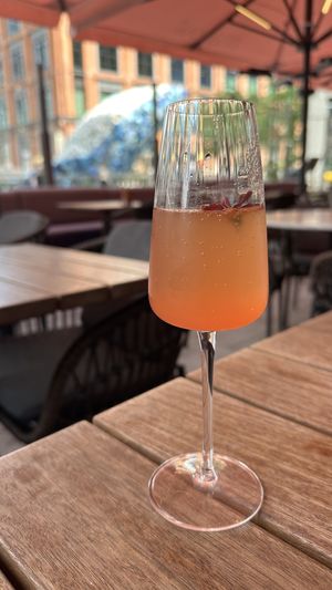 Watermelon and Elderflower belini  at Mallow - Canary Wharf in East London