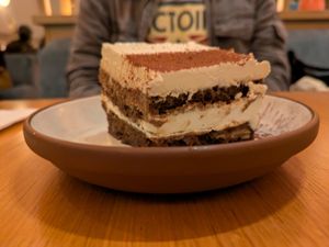 Tiramisu at Mallow - Canary Wharf in East London