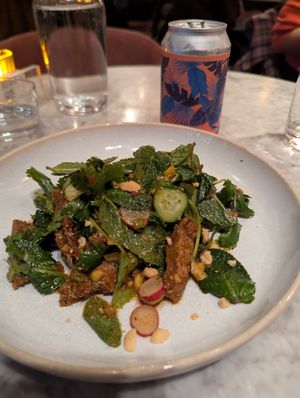 Mock duk salad at Mallow - Canary Wharf in East London