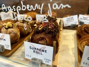 Supreme roll   at TheDorkyFrench Vegan Bakery in Glasgow