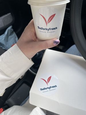   at TheDorkyFrench Vegan Bakery in Glasgow