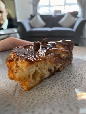 Supreme roll heat up in air fryer   at TheDorkyFrench Vegan Bakery in Glasgow