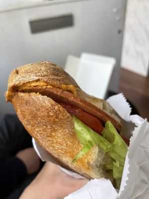   at TheDorkyFrench Vegan Bakery in Glasgow