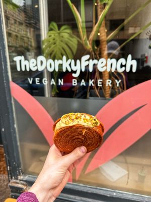   at TheDorkyFrench Vegan Bakery in Glasgow