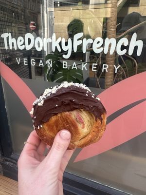  at TheDorkyFrench Vegan Bakery in Glasgow