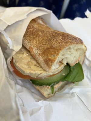 Club Sandwich   at TheDorkyFrench Vegan Bakery in Glasgow