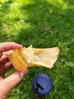 Look at this pastry!!! at TheDorkyFrench Vegan Bakery in Glasgow