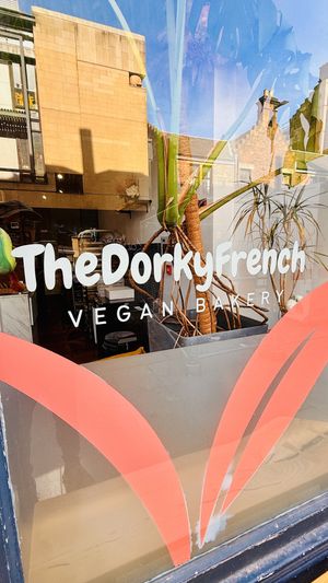 Yay, all vegan! And I love the name. 😂  at TheDorkyFrench Vegan Bakery in Glasgow