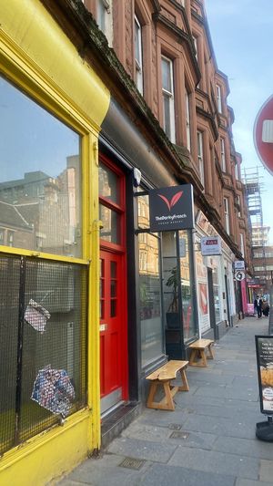   at TheDorkyFrench Vegan Bakery in Glasgow