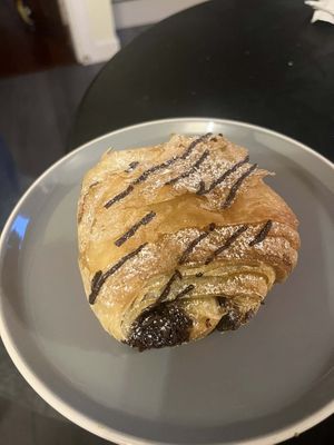 Pain au brownie  at TheDorkyFrench Vegan Bakery in Glasgow