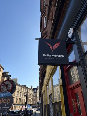   at TheDorkyFrench Vegan Bakery in Glasgow