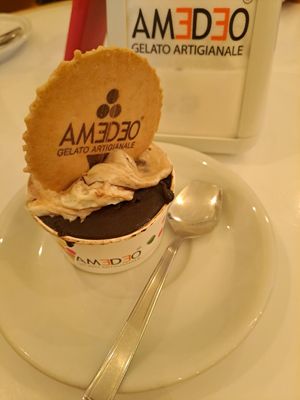 Ice cream vegan at Gelateria Amedeo Centro in Catanzaro